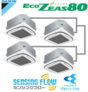 EcoZEAS80 天井埋込カセット形 SZZJC280CAW (ダイキン) 