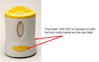 ASK-233の取扱説明書・マニュアル