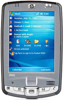 iPAQ Pocket PC hx2490c (ヒューレット・パッカード) 